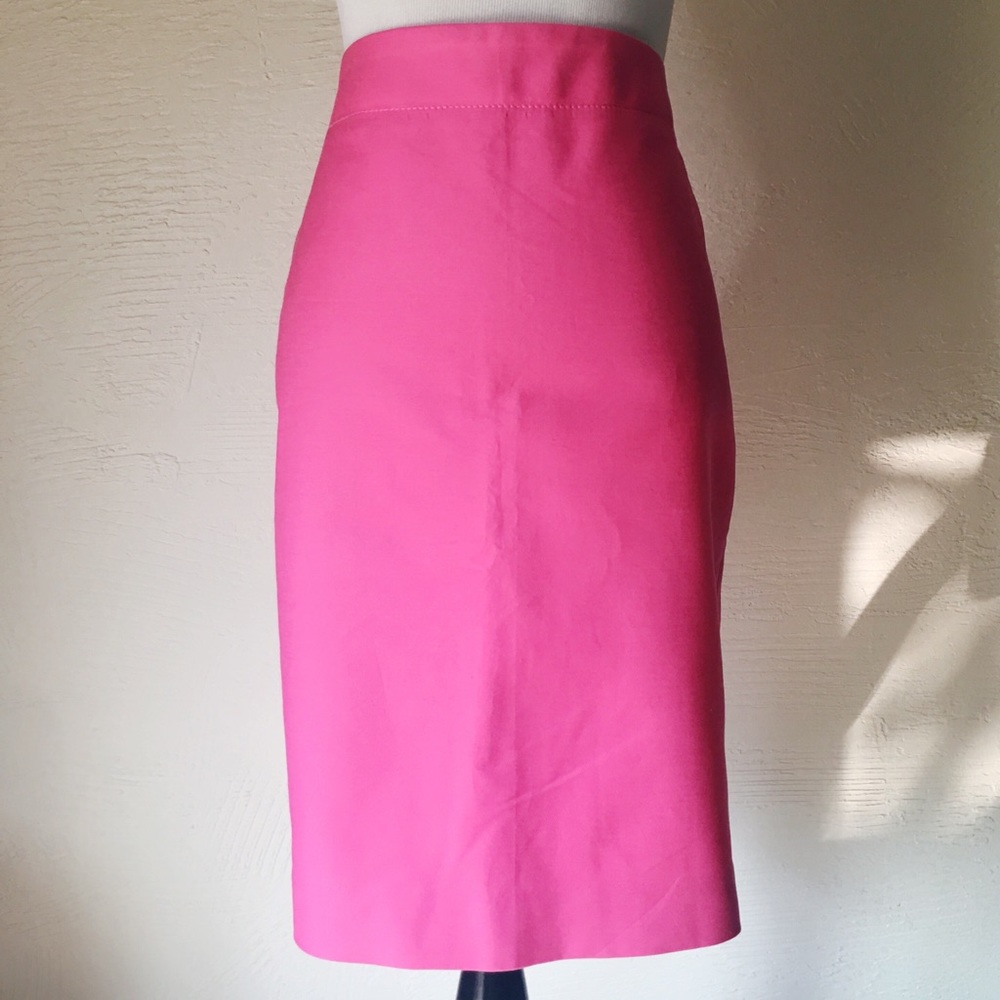 J. Crew Hot Pink No. 2 Pencil Skirt